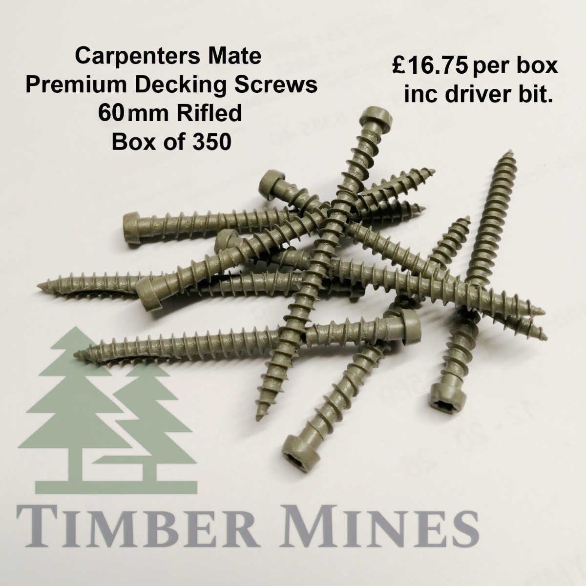 The different types of timber screws - Carpenters Mate